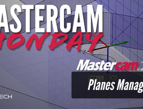 Mastercam 2020 Planes Manager Enhancements